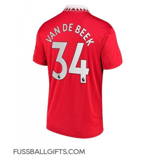 Manchester United Donny van de Beek #34 Fußballbekleidung Heimtrikot 2022-23 Kurzarm
